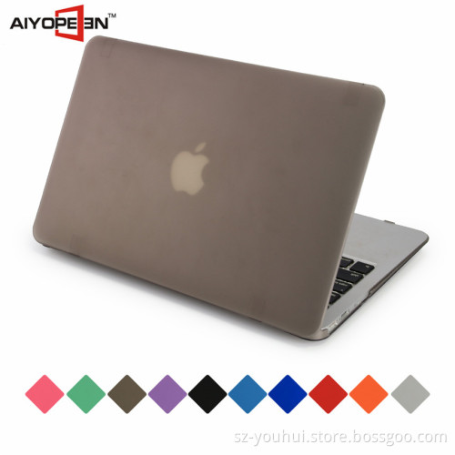 Hot sales colorful plastic design slim for macbook matte case 11.6 inch with gray